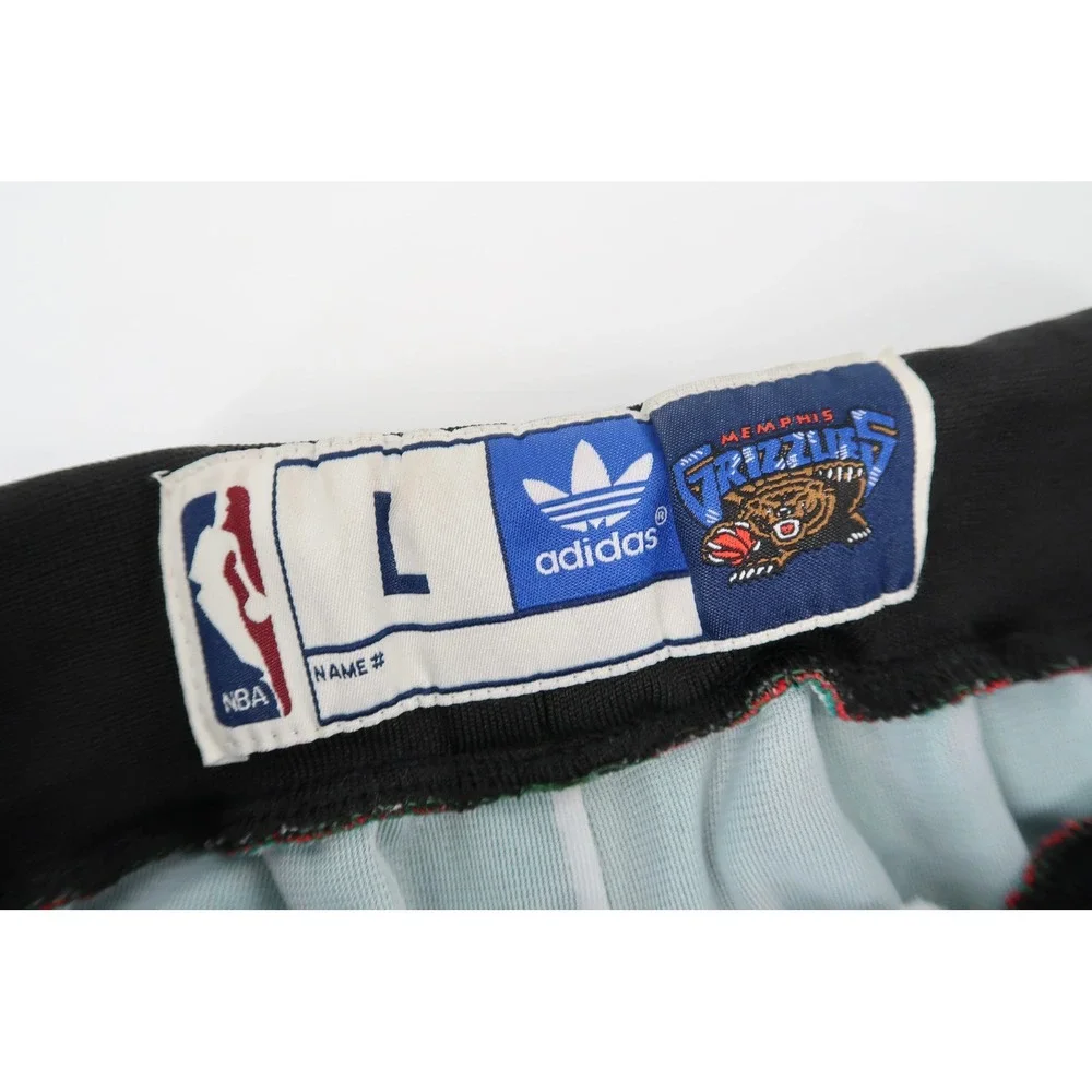 Adidas Memphis Grizzlies NBA Shorts Mens Large Teal‎ Swingman Basketball